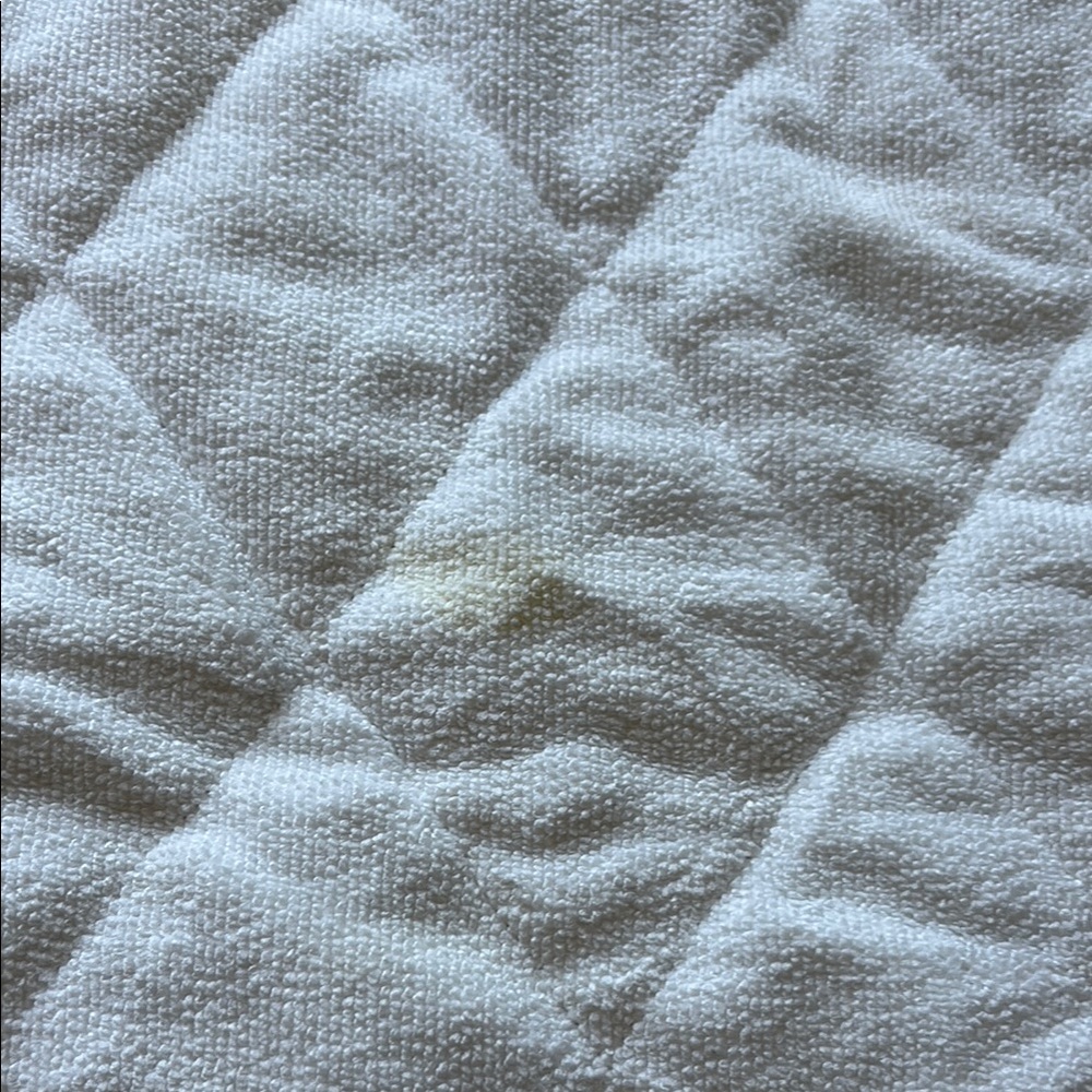 5/$25- Quilted White diaper changing pad Mat - Picture 2 of 3